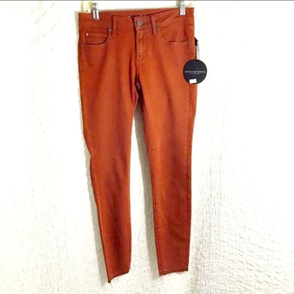 Articles of Society NWT Rustic Orange Ankle Skinny Jeans Size 25 - Picture 2 of 9
